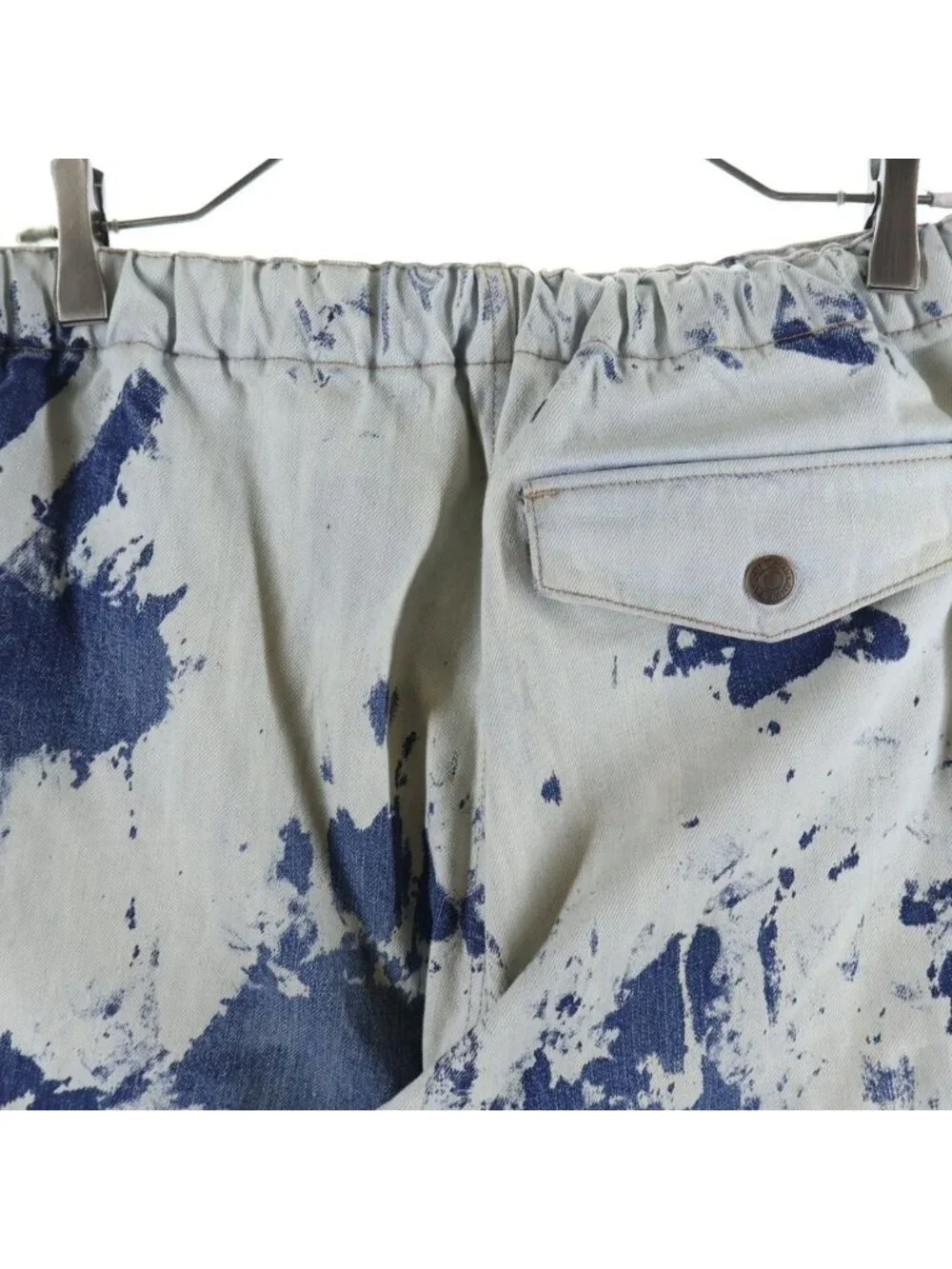 Celine Bleach Jogger Denim Pants Bree White Indigo